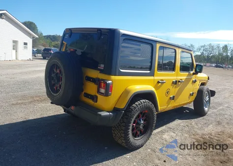 2019 Jeep Wrangler Unlimited Sahara 4X4 from USA, damaged, VIN 1C4HJXEG4KW536741